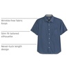 image:imageVan Heusen Mens Wrinkle Free Short Sleeve Button Down Check ShirtNavy Black Iris