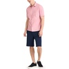 image:imageVan Heusen Mens Wrinkle Free Short Sleeve Button Down Check ShirtPink Nectar