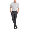 image:imageVan Heusen Mens Wrinkle Free Short Sleeve Button Down Check ShirtVhs C Off Whit