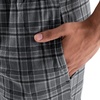 image:imageVan Heusen mens Silky Fleece Sleep Pajama PantCharcoal Plaid