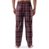 image:imageVan Heusen mens Silky Fleece Sleep Pajama PantDark Red Plaid