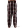 image:imageVan Heusen mens Silky Fleece Sleep Pajama PantDark RedOff White