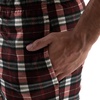 image:imageVan Heusen mens Silky Fleece Sleep Pajama PantDark RedOff White