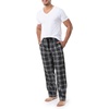 image:imageVan Heusen mens Silky Fleece Sleep Pajama PantGrey Plaid