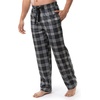 image:imageVan Heusen mens Silky Fleece Sleep Pajama PantGrey Plaid