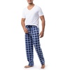image:imageVan Heusen mens Silky Fleece Sleep Pajama PantNavyBlue Plaid