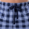 image:imageVan Heusen mens Silky Fleece Sleep Pajama PantNavyBlue Plaid