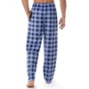 image:imageVan Heusen mens Silky Fleece Sleep Pajama PantNavyBlue Plaid