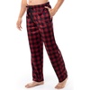image:imageVan Heusen mens Silky Fleece Sleep Pajama PantRed Plaid