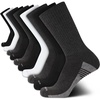 image:imageVan Heusen Mens 10 Pack Cushioned Athletic Performance Crew Running SocksGrey Multi