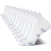 image:imageVan Heusen Mens 12 Pack Stretch Moisture Wicking Cushioned Quarter SocksOffwhite