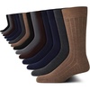 image:imageVan Heusen Mens 14 Pack Soft Stretch Moisture Wicking Dress Crew SocksAssorted Texture