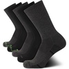 image:imageVan Heusen Mens 5 Pack Cushioned Athletic Crew Running SocksGrey HeatherBlack