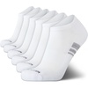image:imageVan Heusen Mens 6 Pack No Show Low Cut Socks Cushioned Moisture WickingAll White