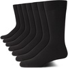image:imageVan Heusen Mens 7 Pack Dress Casual Crew Socks Stretch MoistureWickingAll Black