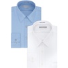 image:imageVan Heusen Mens Dress Shirt Fitted Poplin SolidWhiteCameo Blue