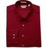 image:imageVan Heusen Mens Herringbone Regular Fit Solid Spread Collar Dress ShirtRusset