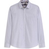 image:imageVan Heusen Mens Originals Long Sleeve Button Down Shirt Slim Fit Regular Length Comfortable Stretch FabricStriped Dot Denim