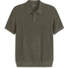 image:imageVan Heusen Mens Short Sleeve Temp Control Polo Sweater Shirt Regular Fit Button amp Snap Closure Cooling FabricCargo Khaki