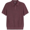 image:imageVan Heusen Mens Short Sleeve Temp Control Polo Sweater Shirt Regular Fit Button amp Snap Closure Cooling FabricPort Red