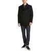 image:imageVan Heusen Mens Van Heusen Mens Tatton Classic Double Breasted PeacoatBlack