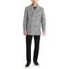 image:imageVan Heusen Mens Van Heusen Mens Tatton Classic Double Breasted PeacoatGrey