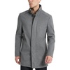 image:imageVan Heusen Mens Van Heusen Tedford Overcoat With Stand CollarGrey Melange