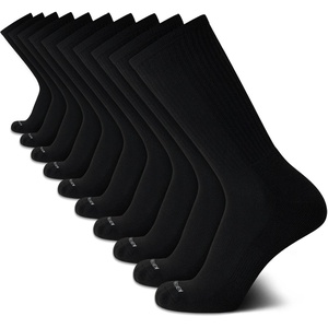 image:imageVan Heusen Mens 10 Pack Cushioned Athletic Performance Crew Running SocksBlack