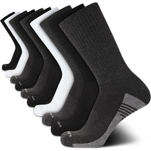 image:imageVan Heusen Mens 10 Pack Cushioned Athletic Performance Crew Running SocksGrey Multi