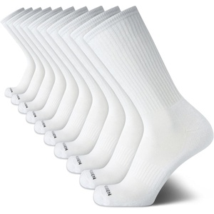 image:imageVan Heusen Mens 10 Pack Cushioned Athletic Performance Crew Running SocksWhite