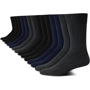 image:imageVan Heusen Mens 14 Pack Soft Stretch Moisture Wicking Dress Crew SocksAssorted