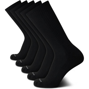 image:imageVan Heusen Mens 5 Pack Cushioned Athletic Crew Running SocksBlack