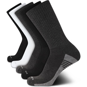image:imageVan Heusen Mens 5 Pack Cushioned Athletic Crew Running SocksGrey Multi