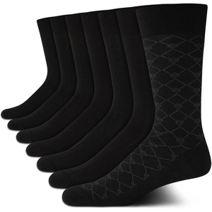 image:imageVan Heusen Mens 7 Pack Dress Casual Crew Socks Stretch MoistureWickingAll Black
