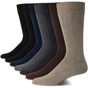 image:imageVan Heusen Mens 7 Pack Dress Casual Crew Socks Stretch MoistureWickingBrown Multi