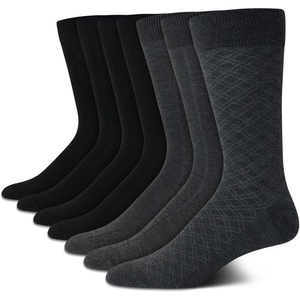 image:imageVan Heusen Mens 7 Pack Dress Casual Crew Socks Stretch MoistureWickingDark Grey Heather