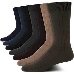 image:imageVan Heusen Mens 7 Pack Dress Casual Crew Socks Stretch MoistureWickingHeather Multi