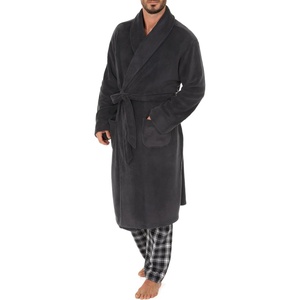 image:imageVan Heusen Mens Comfort Soft Fleece RobeGrey