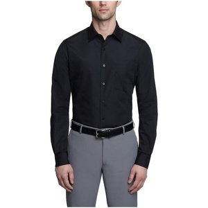 image:imageVan Heusen Mens Dress Shirt Fitted Poplin SolidBlack