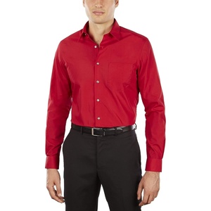 image:imageVan Heusen Mens Dress Shirt Fitted Poplin SolidFlame