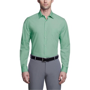 image:imageVan Heusen Mens Dress Shirt Fitted Poplin SolidLeaf