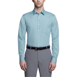 image:imageVan Heusen Mens Dress Shirt Fitted Poplin SolidOcean Mist