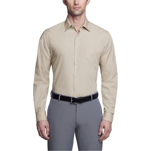 image:imageVan Heusen Mens Dress Shirt Fitted Poplin SolidStone