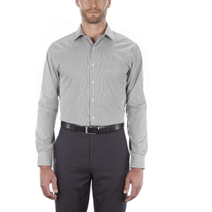 image:imageVan Heusen Mens Dress Shirt Regular Fit Flex Collar CheckGranite