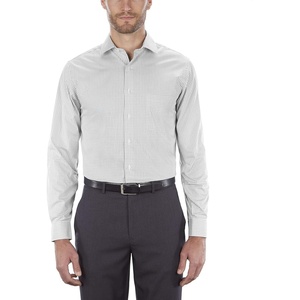 image:imageVan Heusen Mens Dress Shirt Regular Fit Flex Collar CheckGrey Pearl