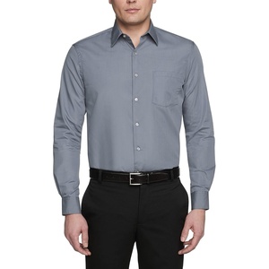 image:imageVan Heusen Mens Dress Shirt Regular Fit Poplin SolidGrey