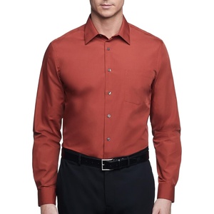 image:imageVan Heusen Mens Dress Shirt Regular Fit Poplin SolidPersimmon