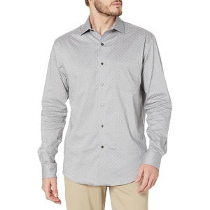 image:imageVan Heusen Mens Dress Shirt Regular Fit Ultra Wrinkle Free Flex Collar Stretch CheckFlint