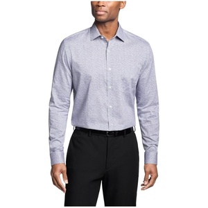 image:imageVan Heusen Mens Dress Shirt Regular Fit Ultra Wrinkle Free Flex Collar Stretch CheckSavoy Blue
