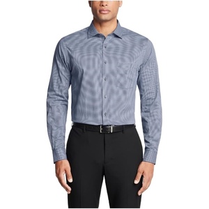 image:imageVan Heusen Mens Dress Shirt Regular Fit Ultra Wrinkle Free Flex Collar Stretch CheckStar Ocean